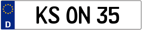 Truck License Plate